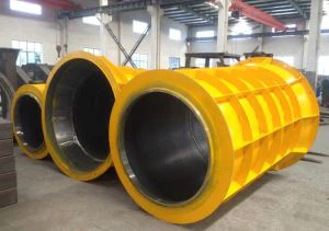 الأنابيب الخرسانية العفن